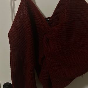 Burgundy Sweater